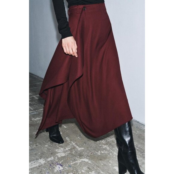 ZARA ASYMMETRIC SKIRT ZW COLLECTION - Picture 3 of 9